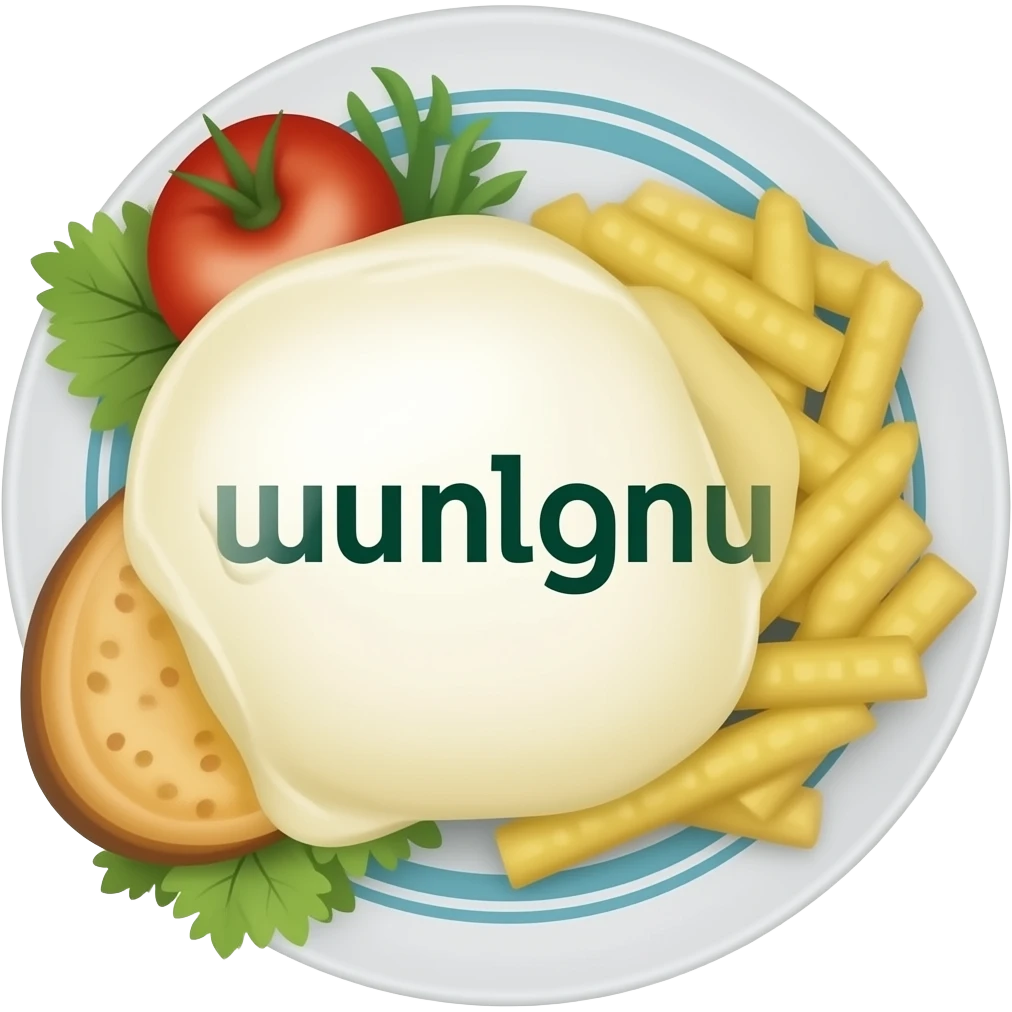 weekly lunch menu emoji