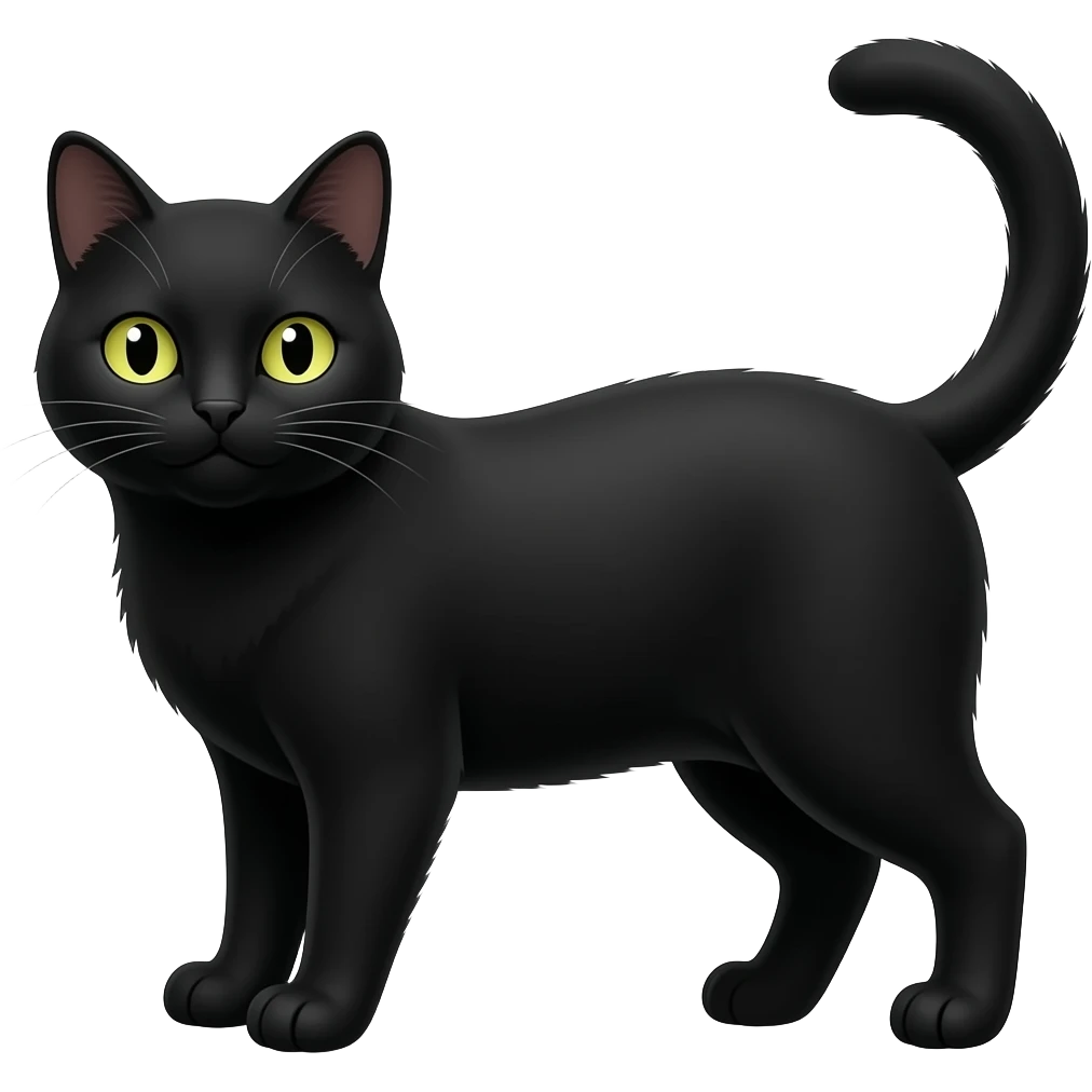 black pussi emoji