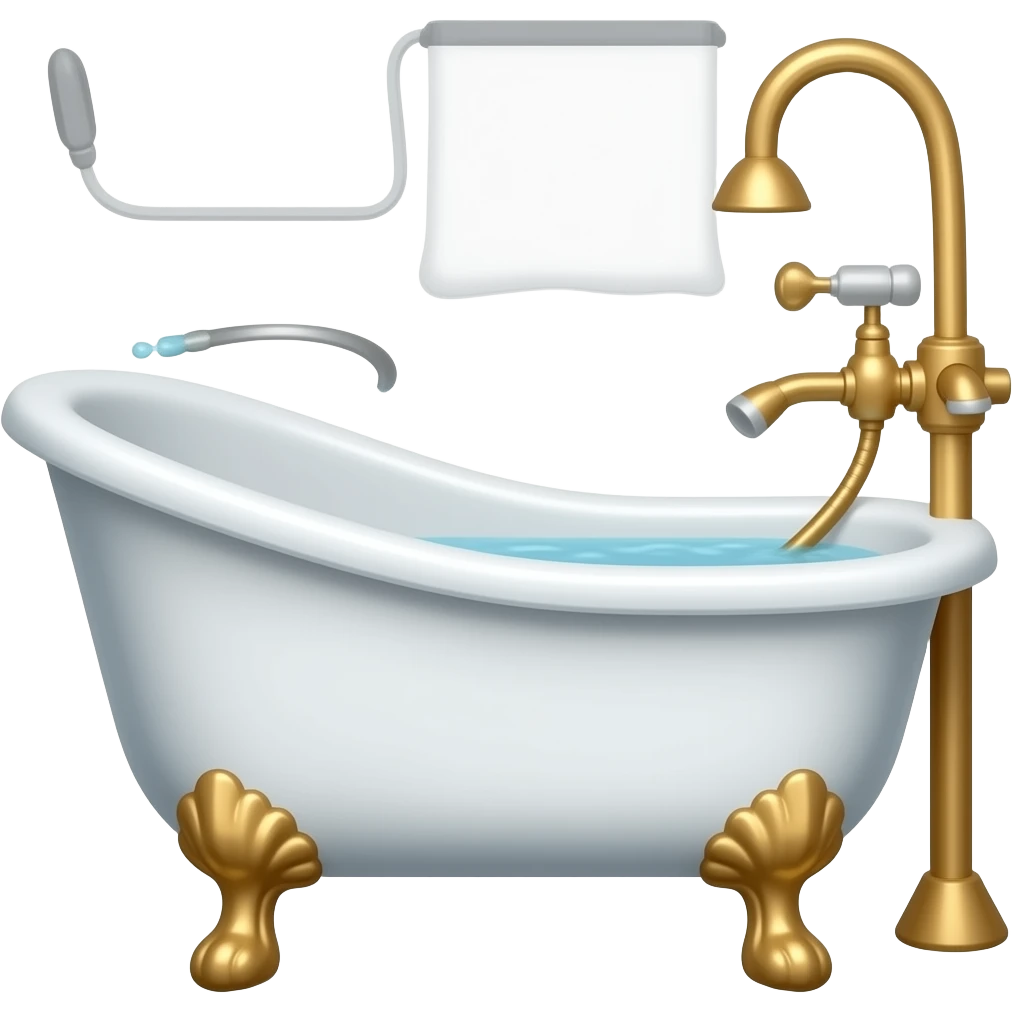 Bath paint emoji