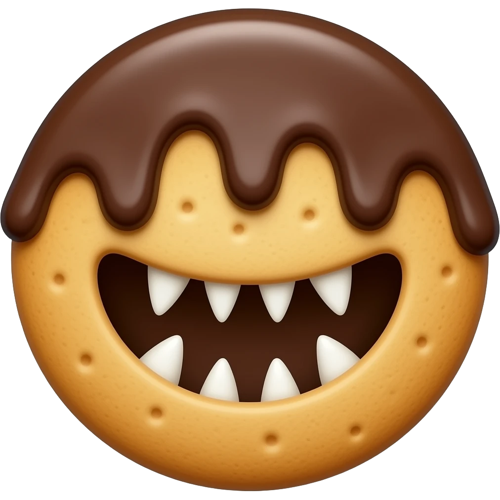 monster cookie emoji