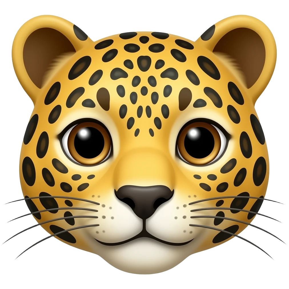 Leopard print emoji