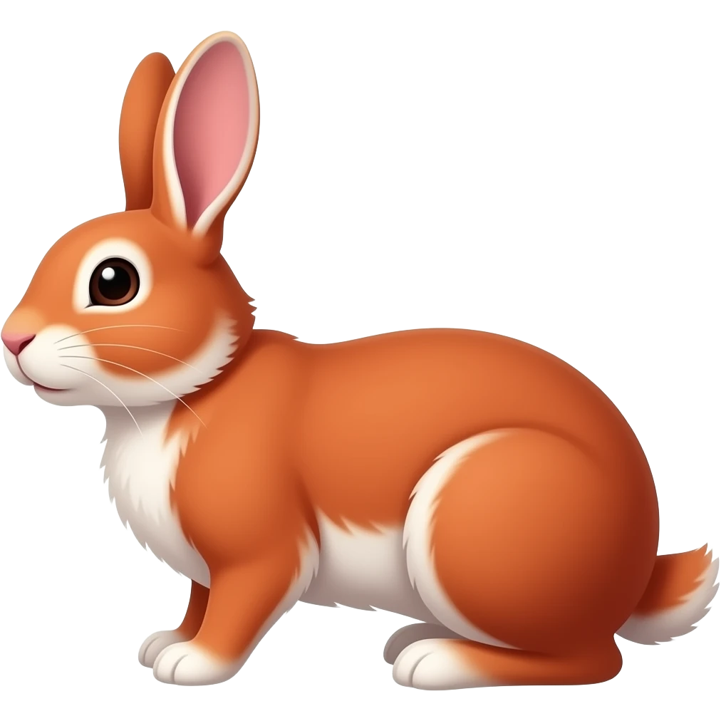 Red bunny rabbit emoji