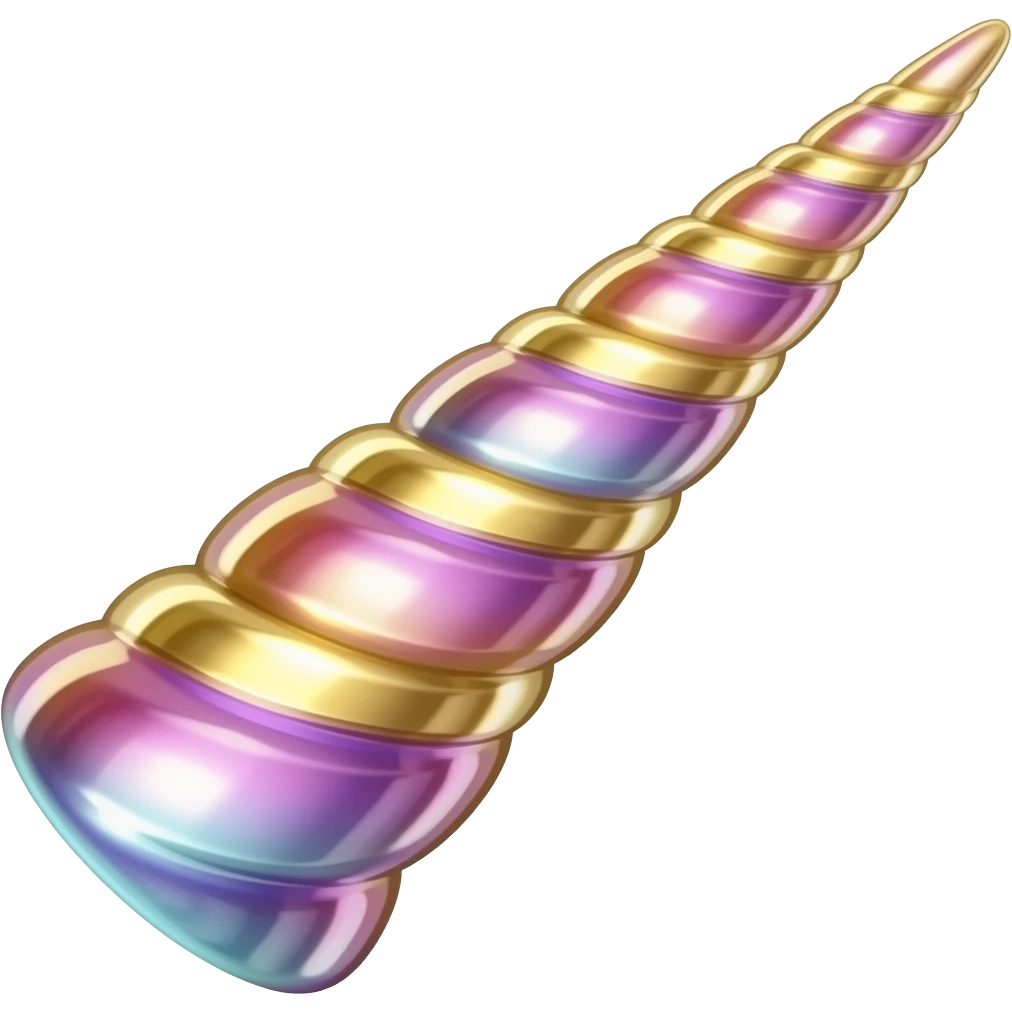 Unicorn horn emoji