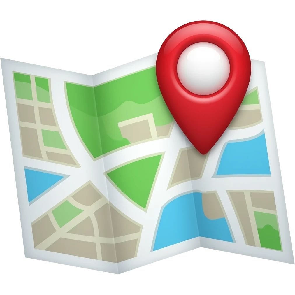 paper map icon emoji