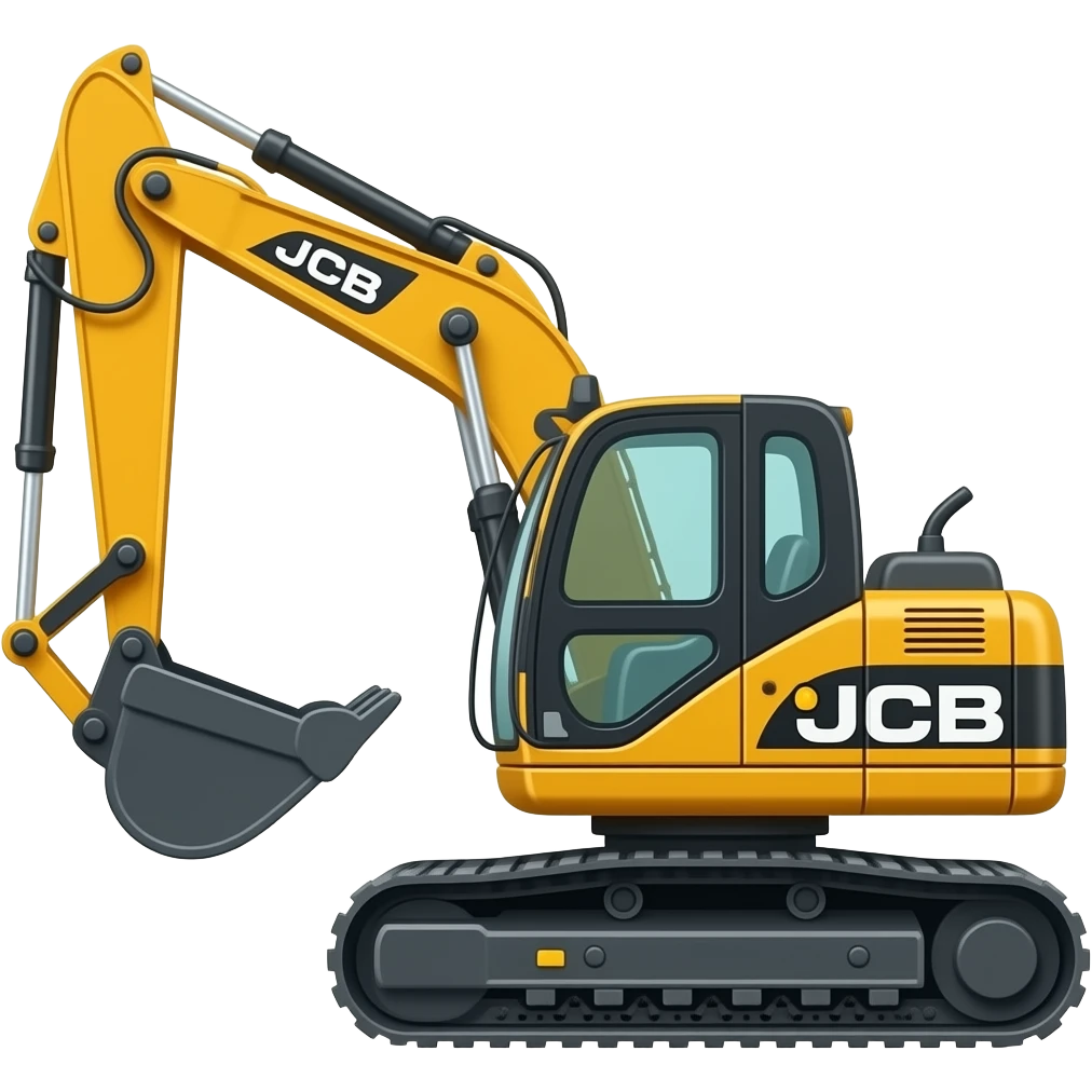 Yellow jcb emoji