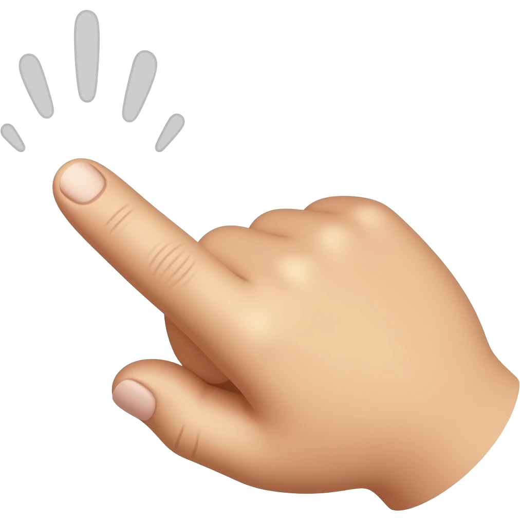 tap hend emoji