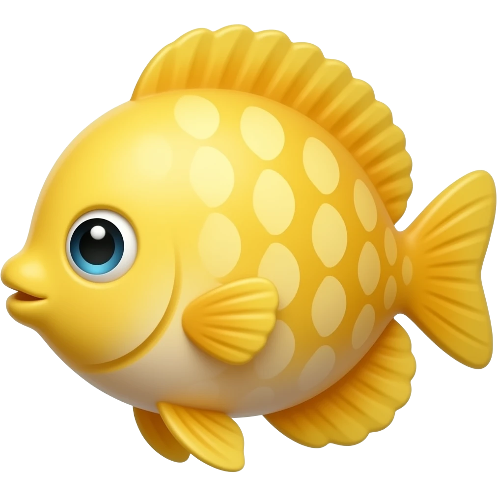 Cute bright fish emoji