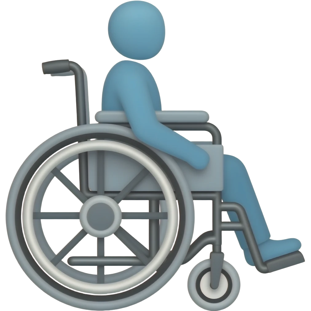 symbol for person with disability emoji