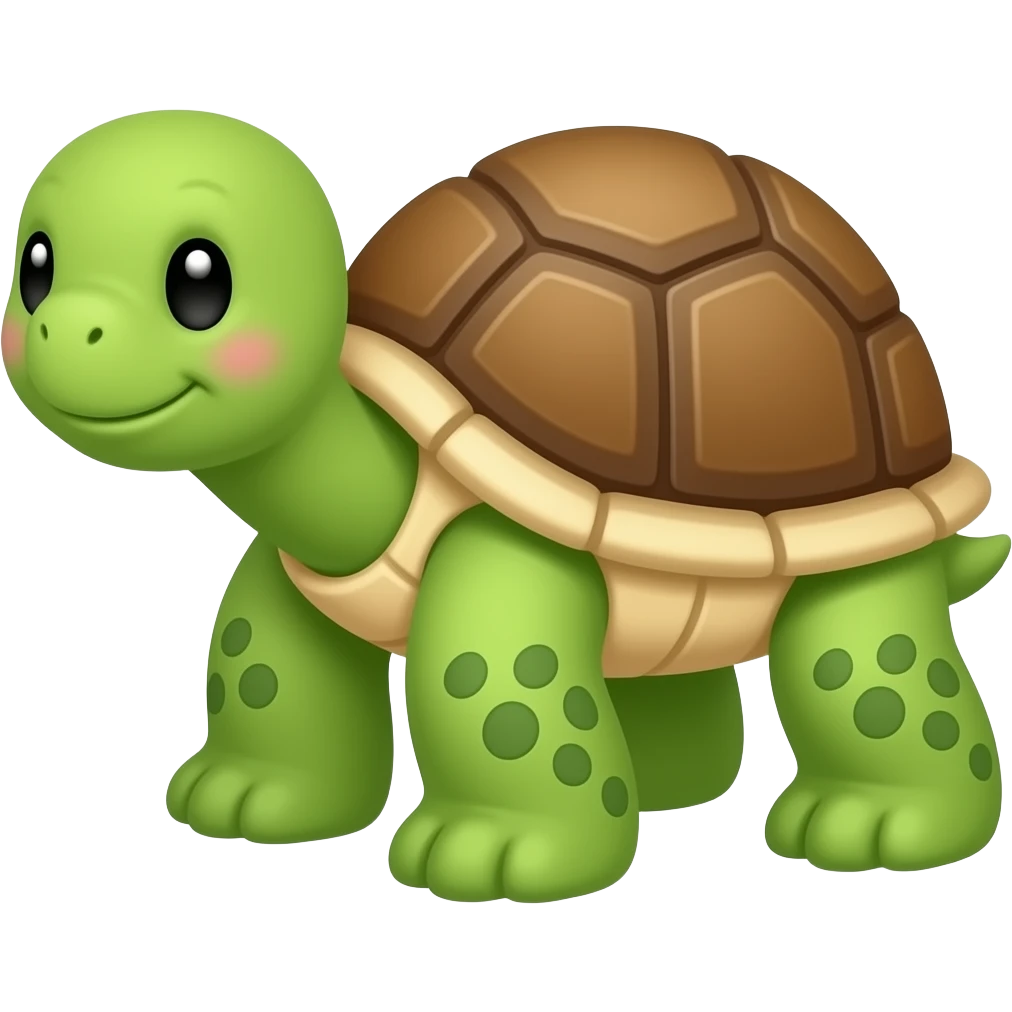 Cute turtle emoji