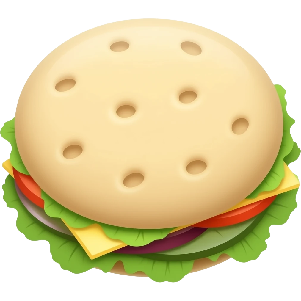 Sandwich flatebread emoji