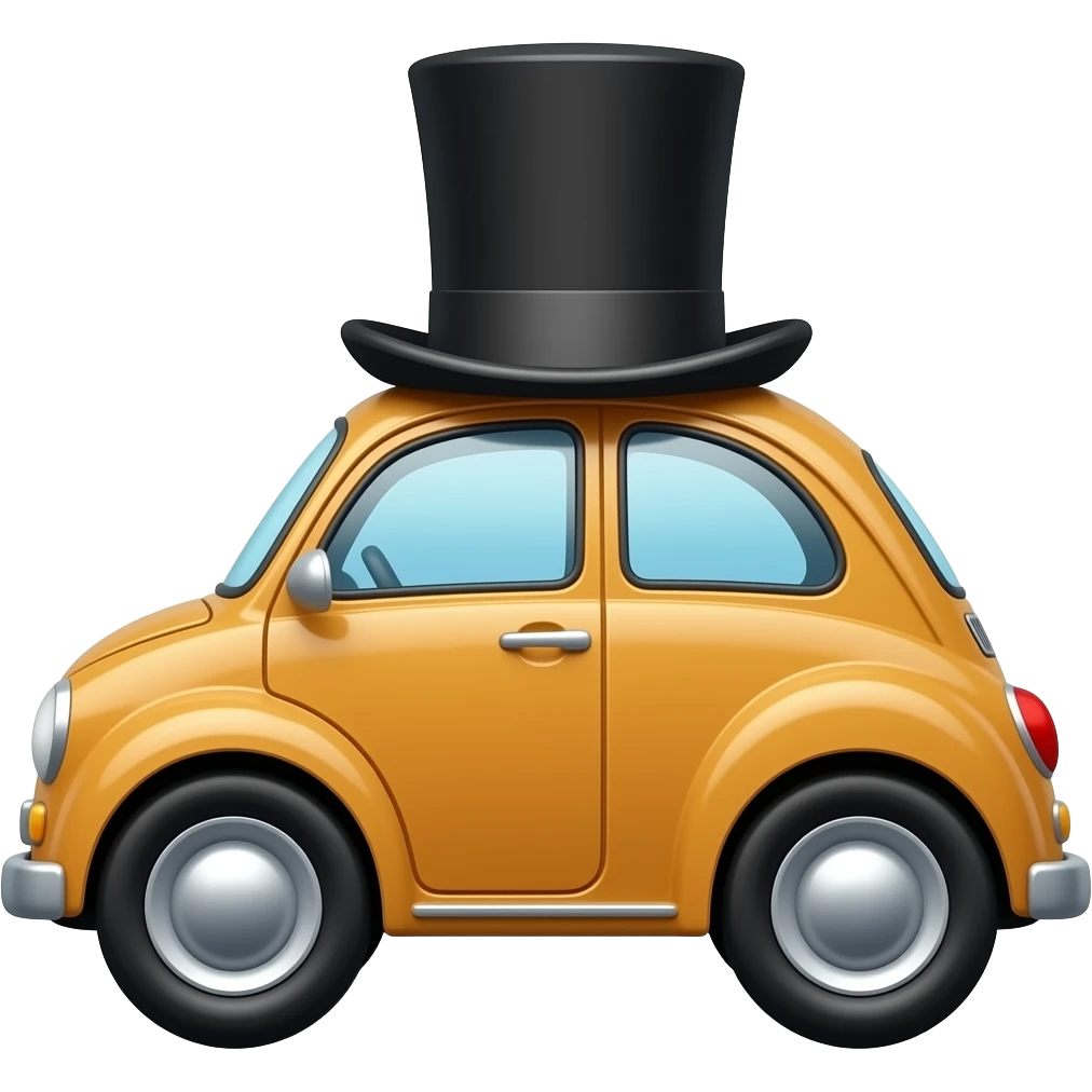 🚗 🎩 emoji