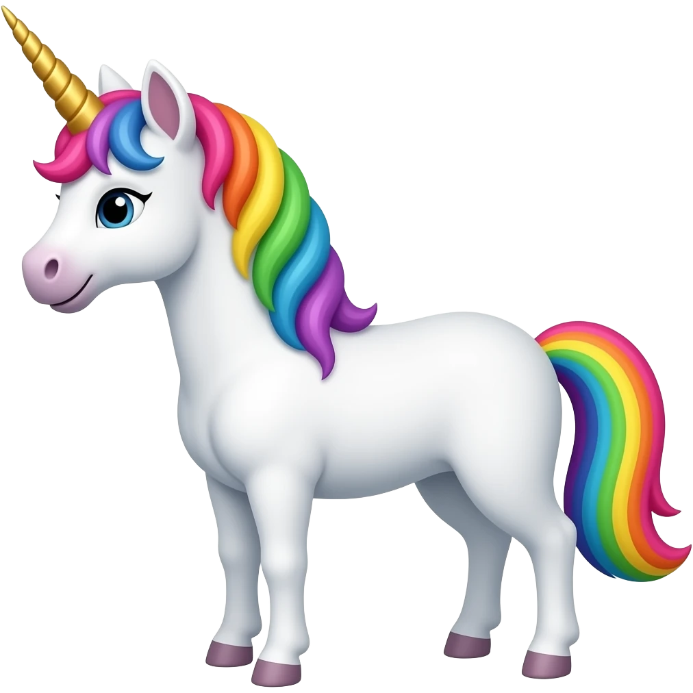 rainbow unicorn emoji