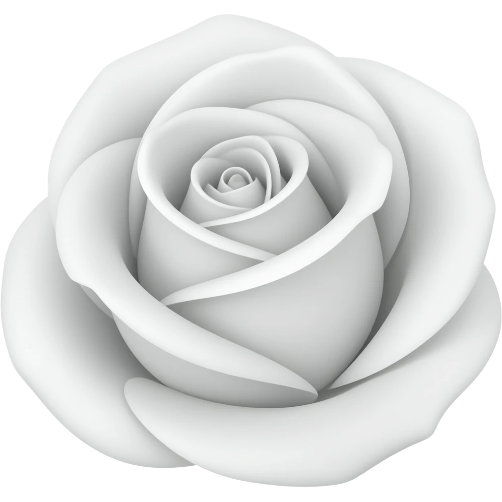 ایموجی رز سفید emoji