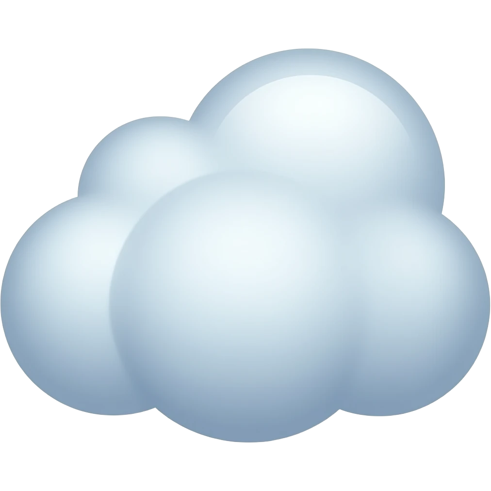 Cloud emoji