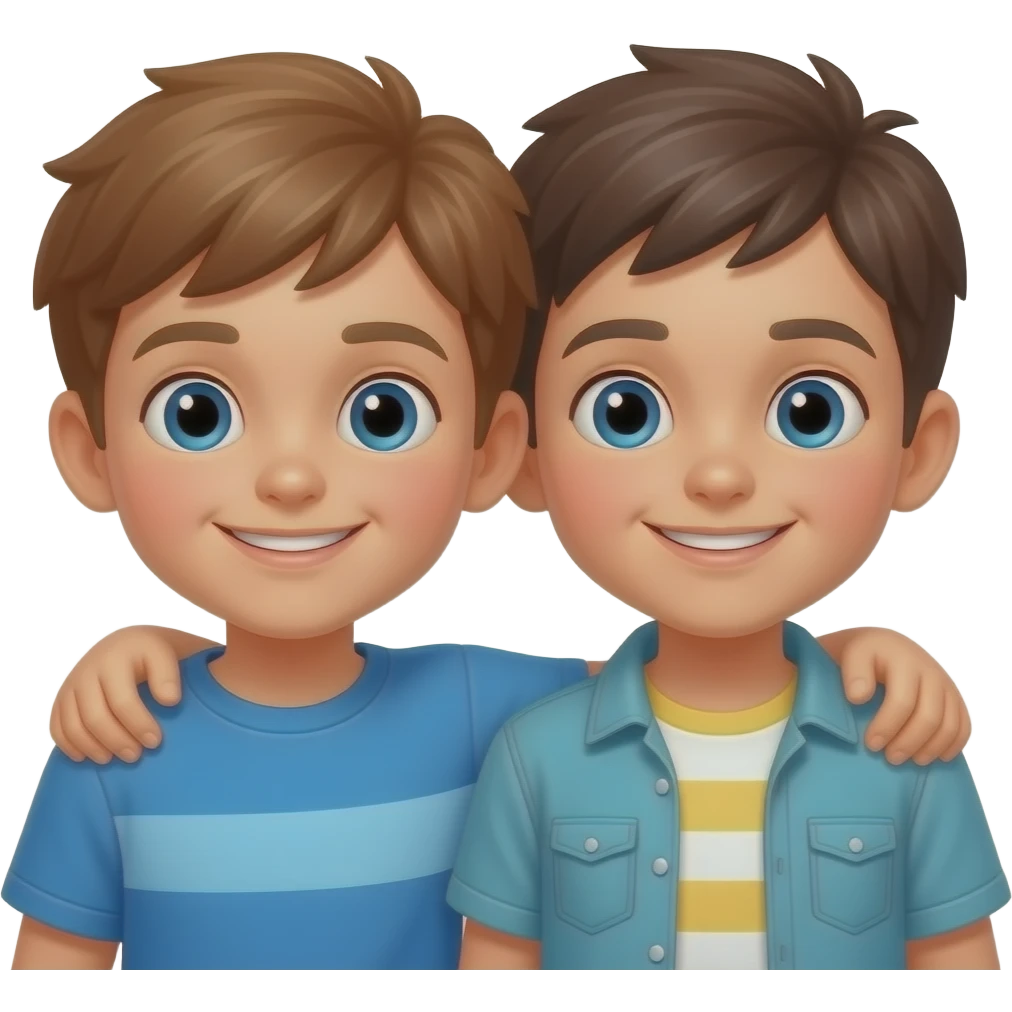 دو پسر درحال کردن هم emoji