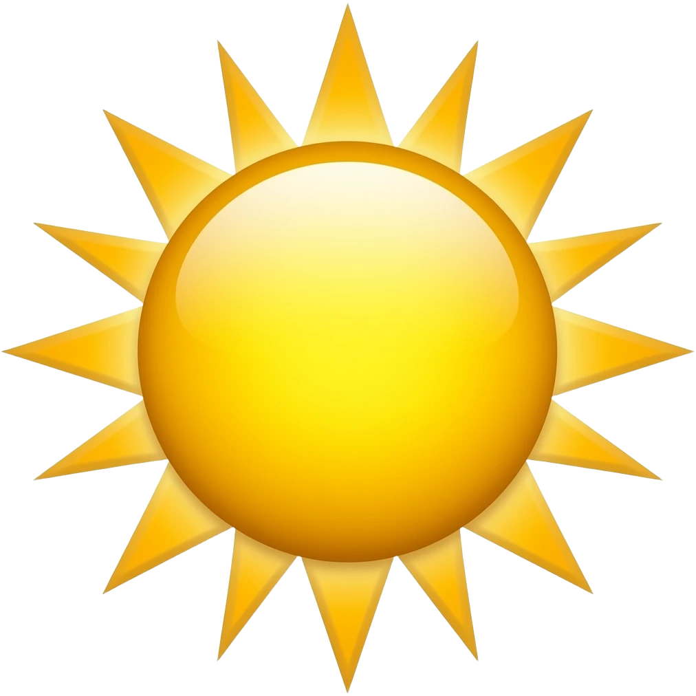 Sun emoji