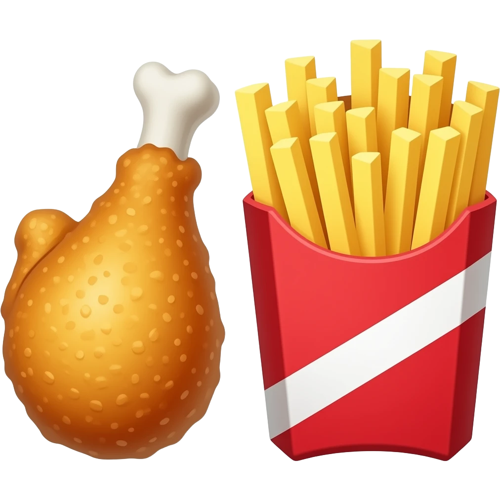 🍗🍟 emoji