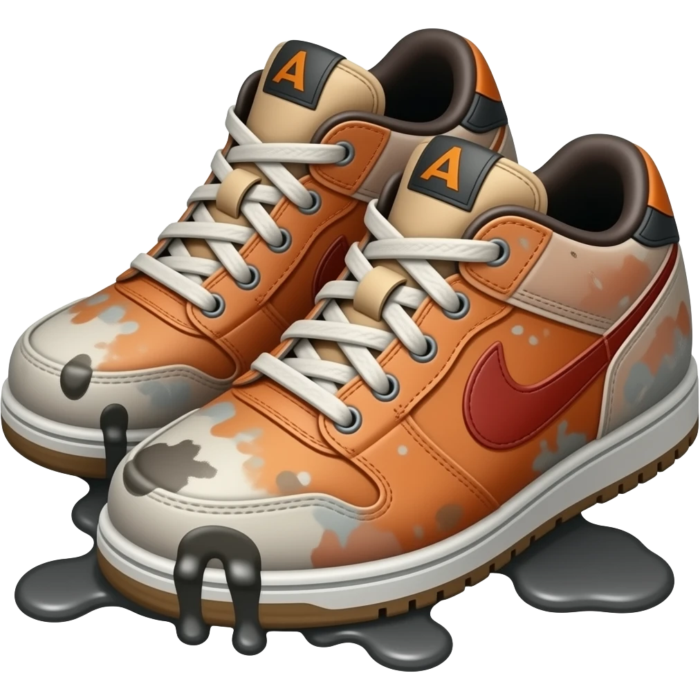 dirthy shoes emoji
