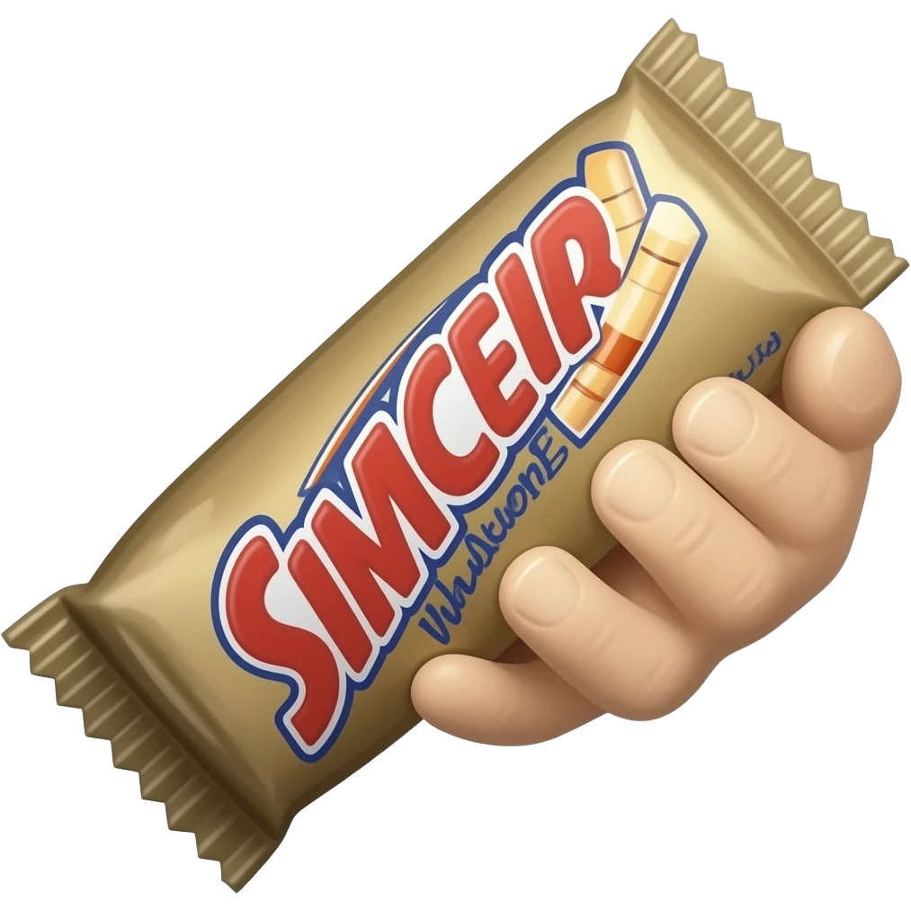 snicker bar emoji