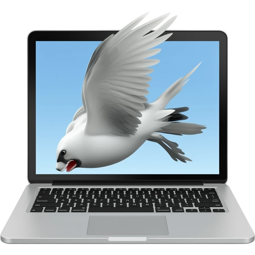 A macbook emoji