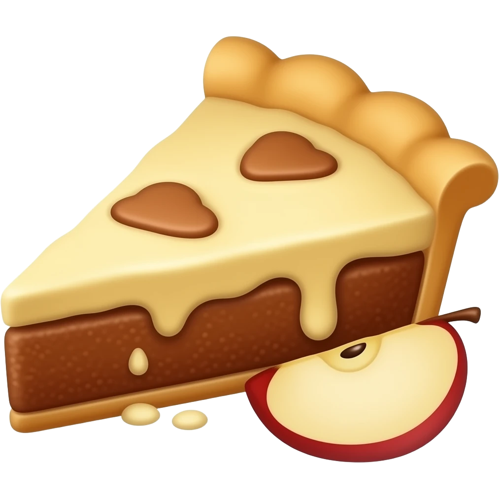 Fresh baked apple pie emoji