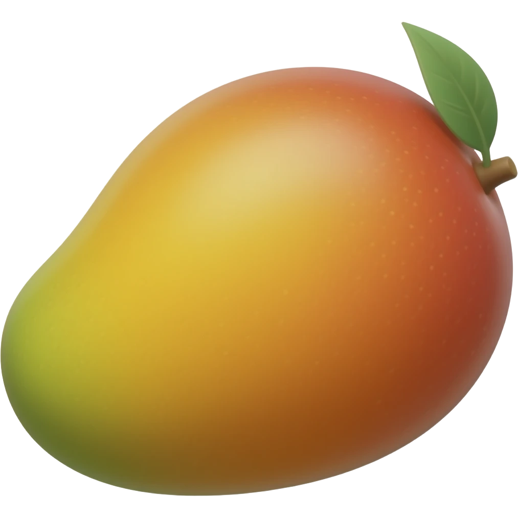 Raw mango emoji