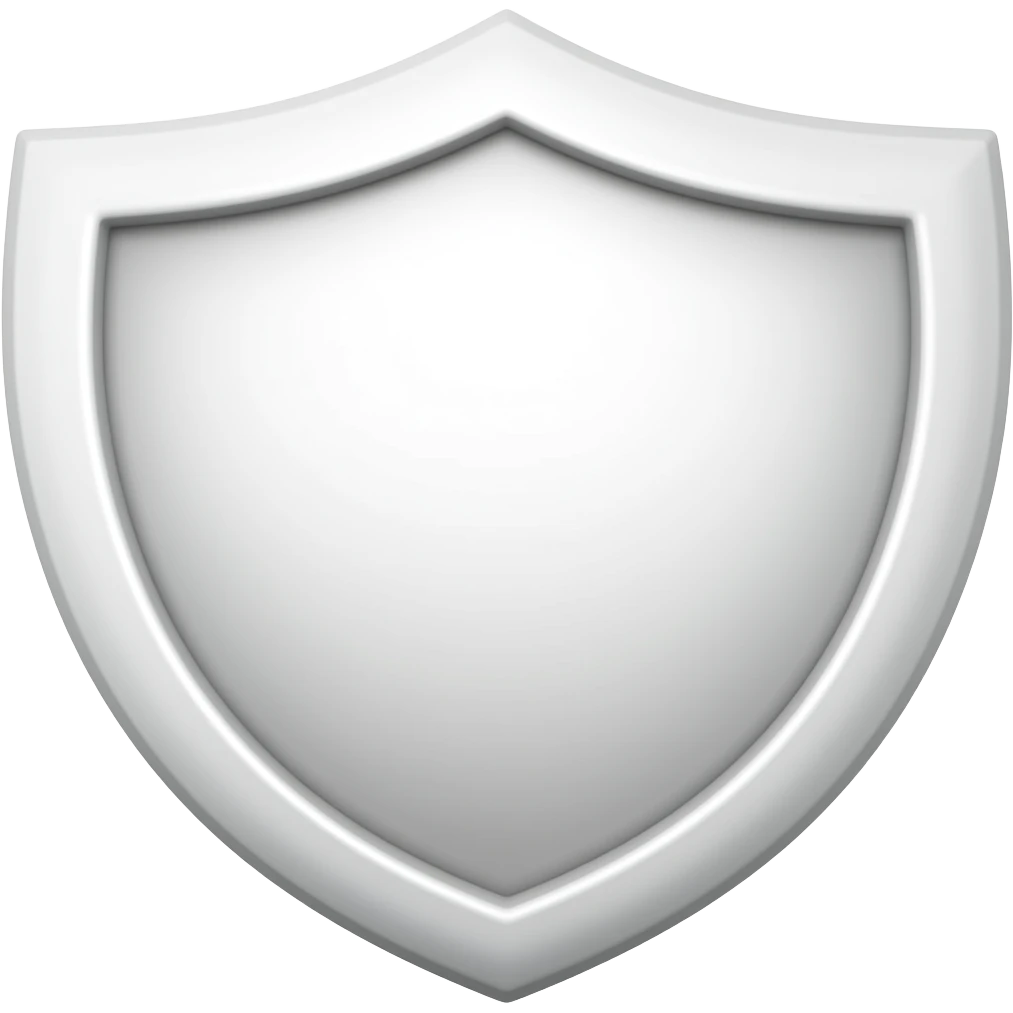 white shield emoji