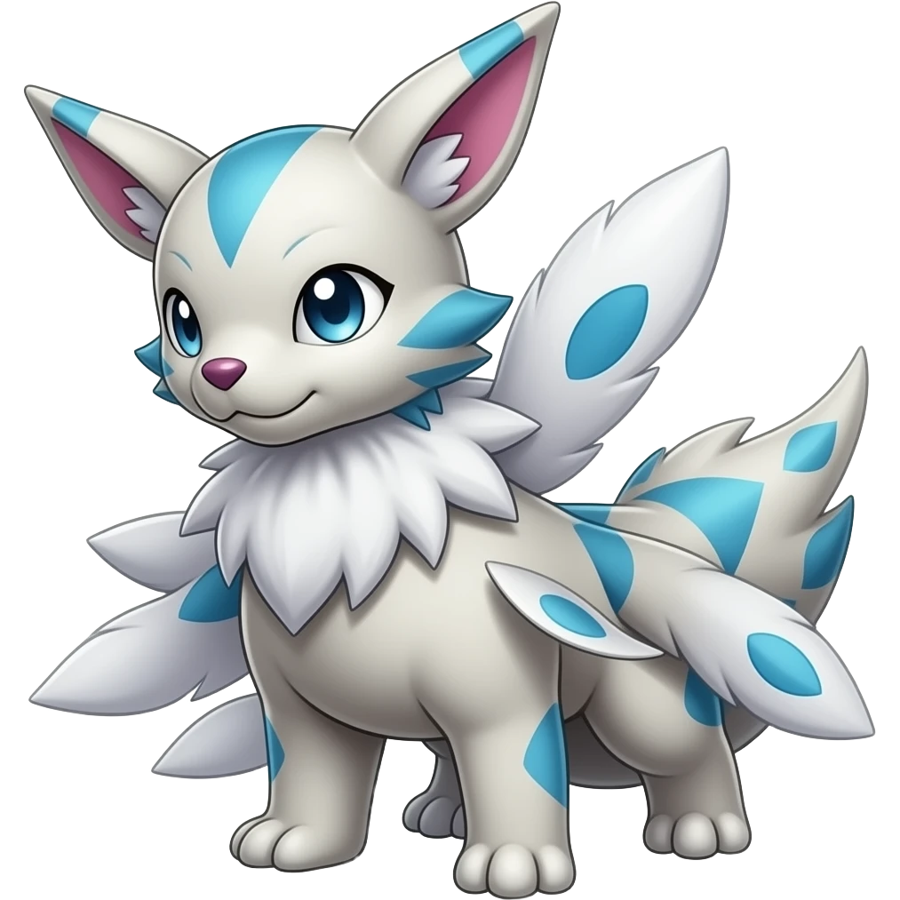 Meowstic-Minccino-Furret-Milotic-Exveemon-Digimon-hybrid emoji