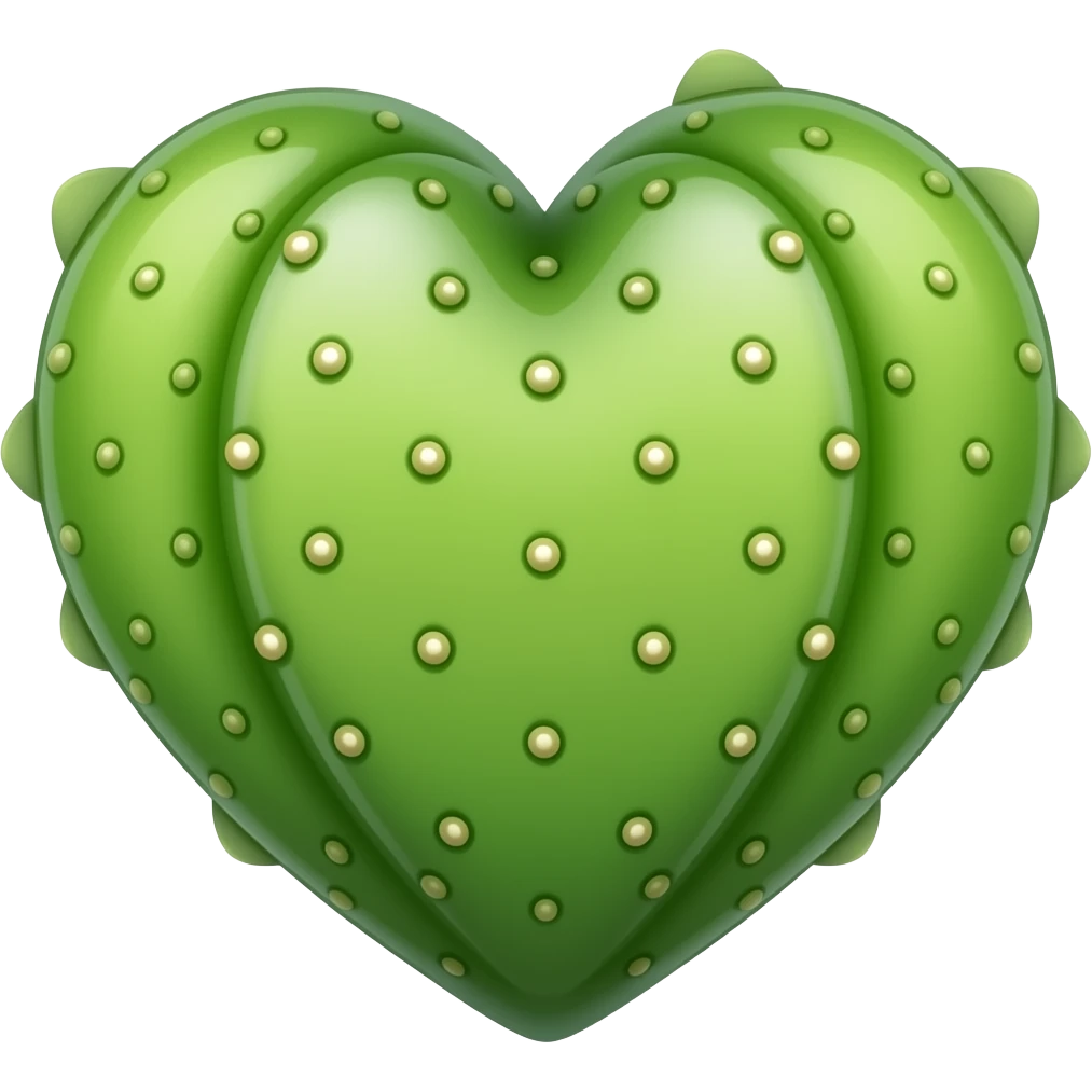 Corazón de cactus emoji