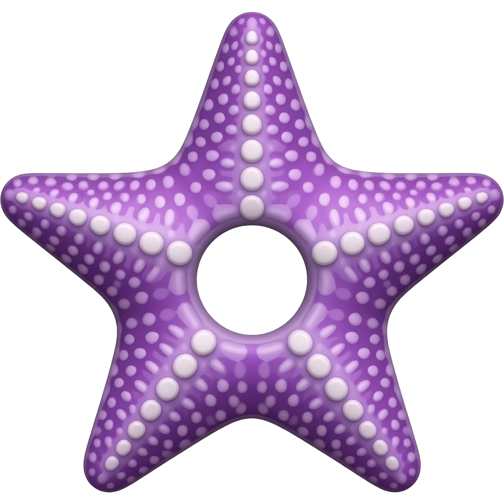 Purpke starfish buy kind of like a butthole emoji