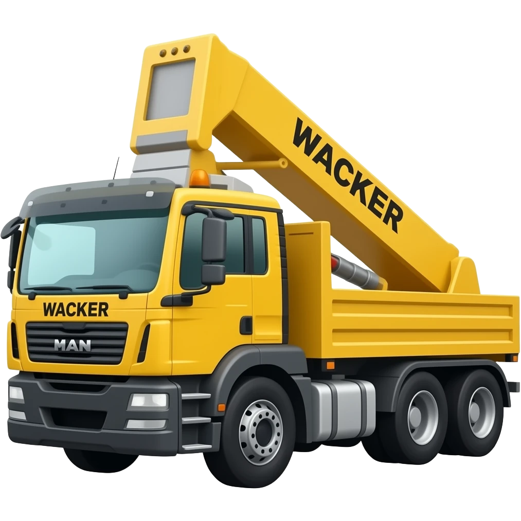 transporteur wacker neuson jaune emoji