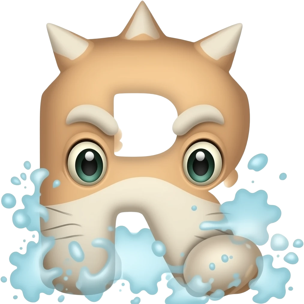 B change into R emoji