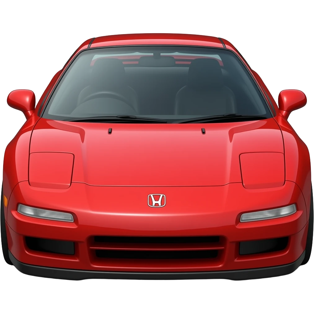 red honda nsx, hyper real, highly detailed emoji