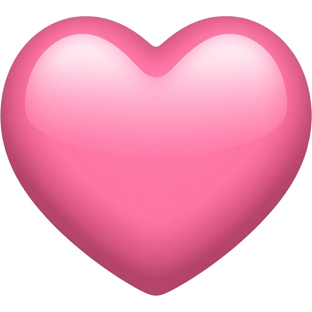 Make a light pink hear emoji