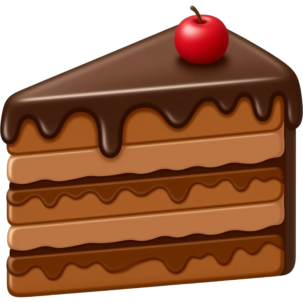 Triple chocolate emoji