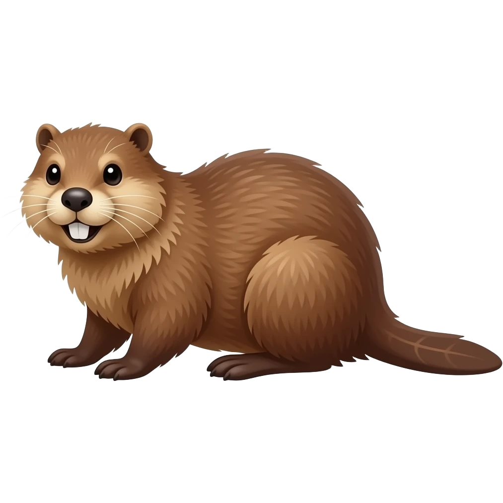 beaver emoji