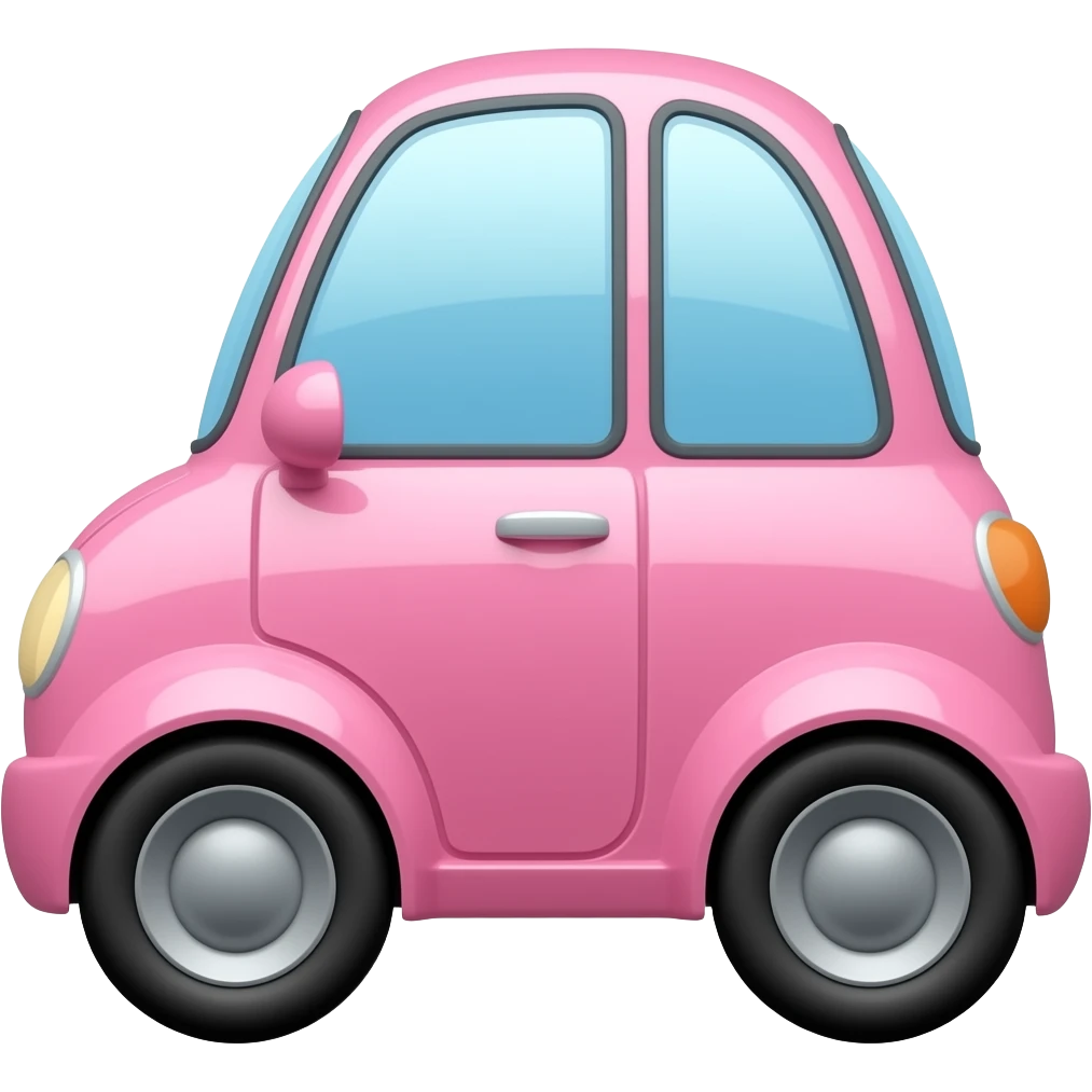 a pink Car emoji
