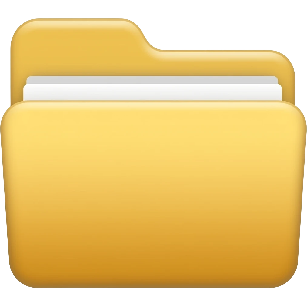 Folder logo what represent management. emoji