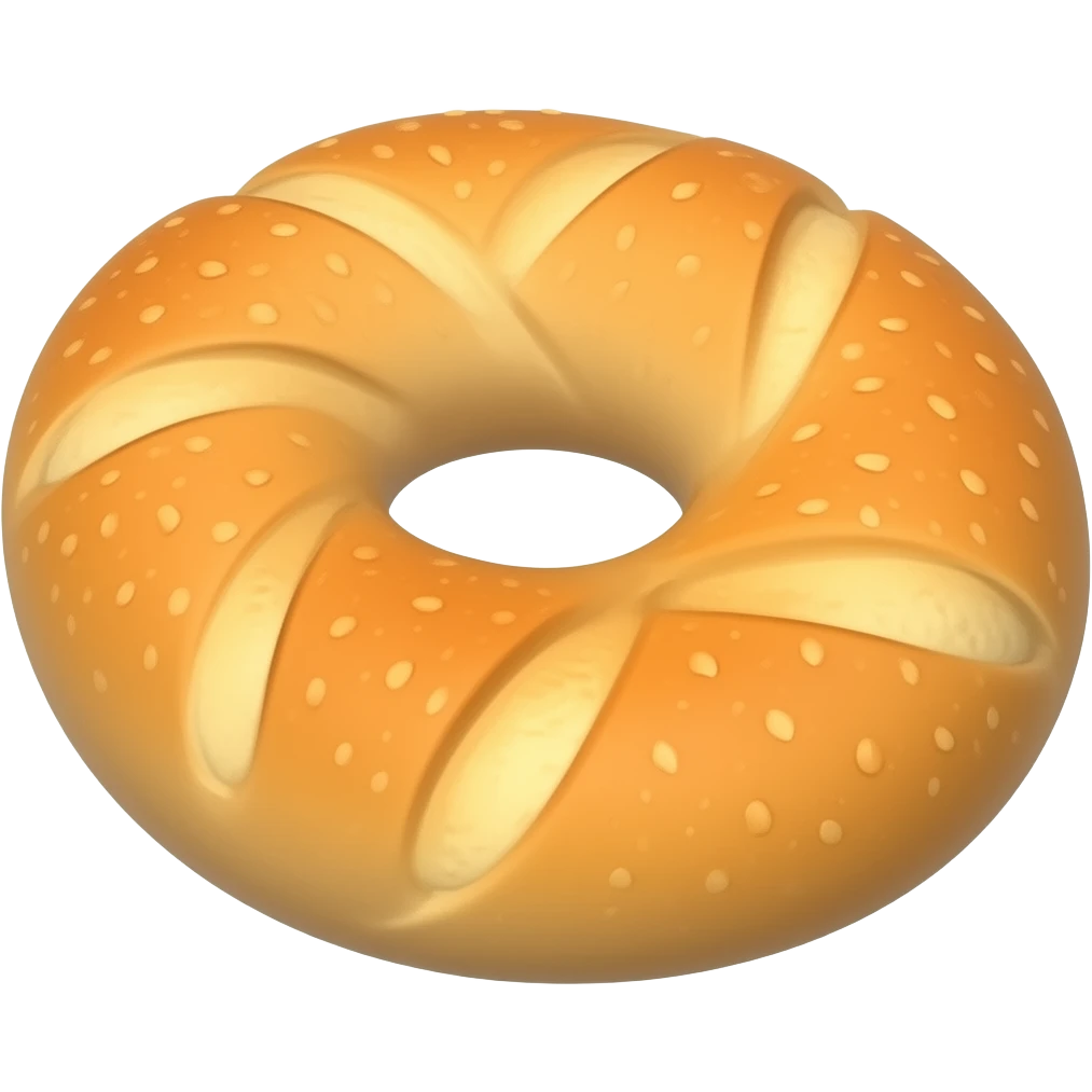 kaiser roll shape emoji