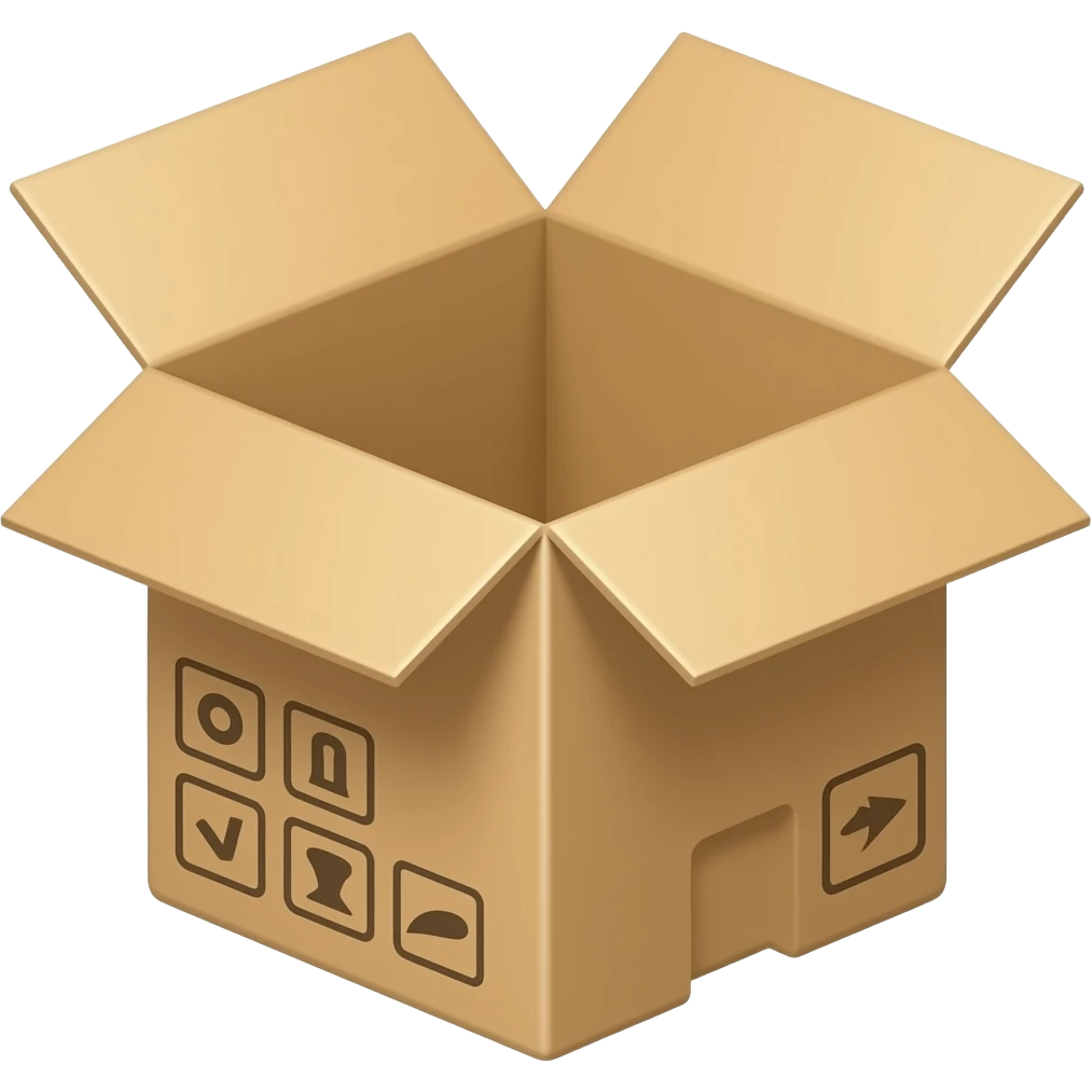 make me a box with emoji