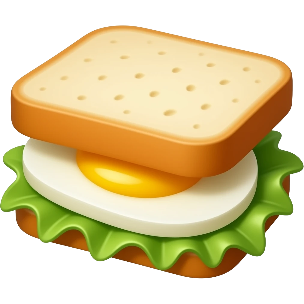 sandwich only with egg mayonnaise salad emoji