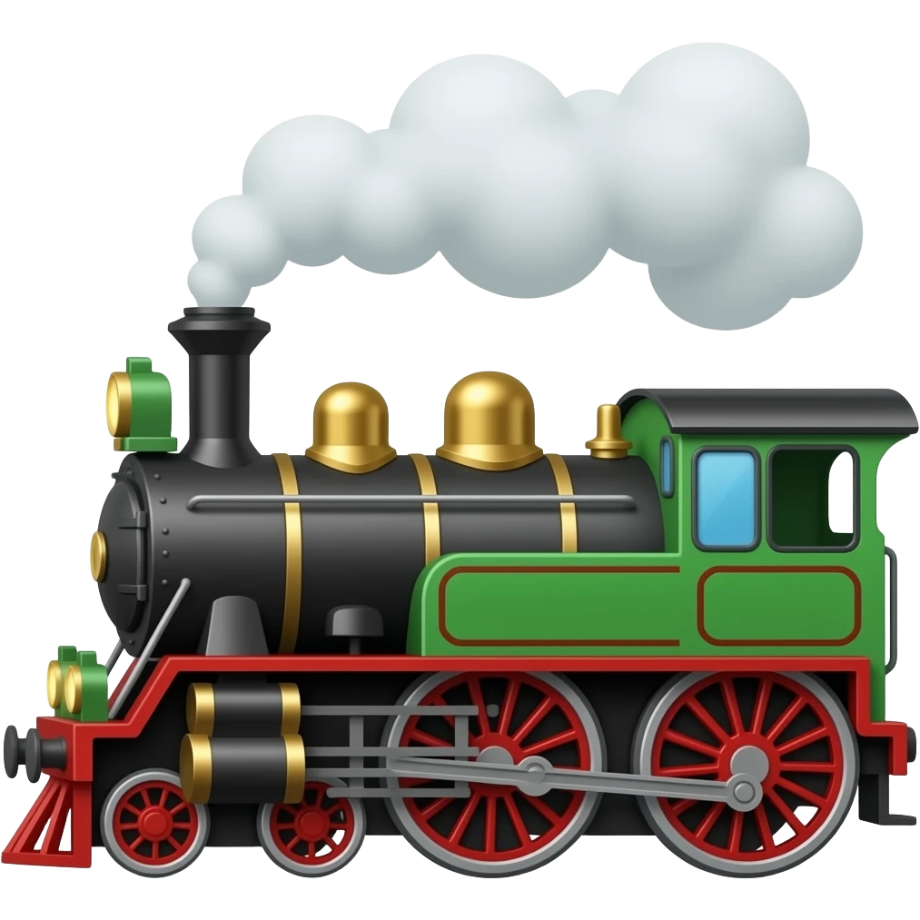 Train steam emoji