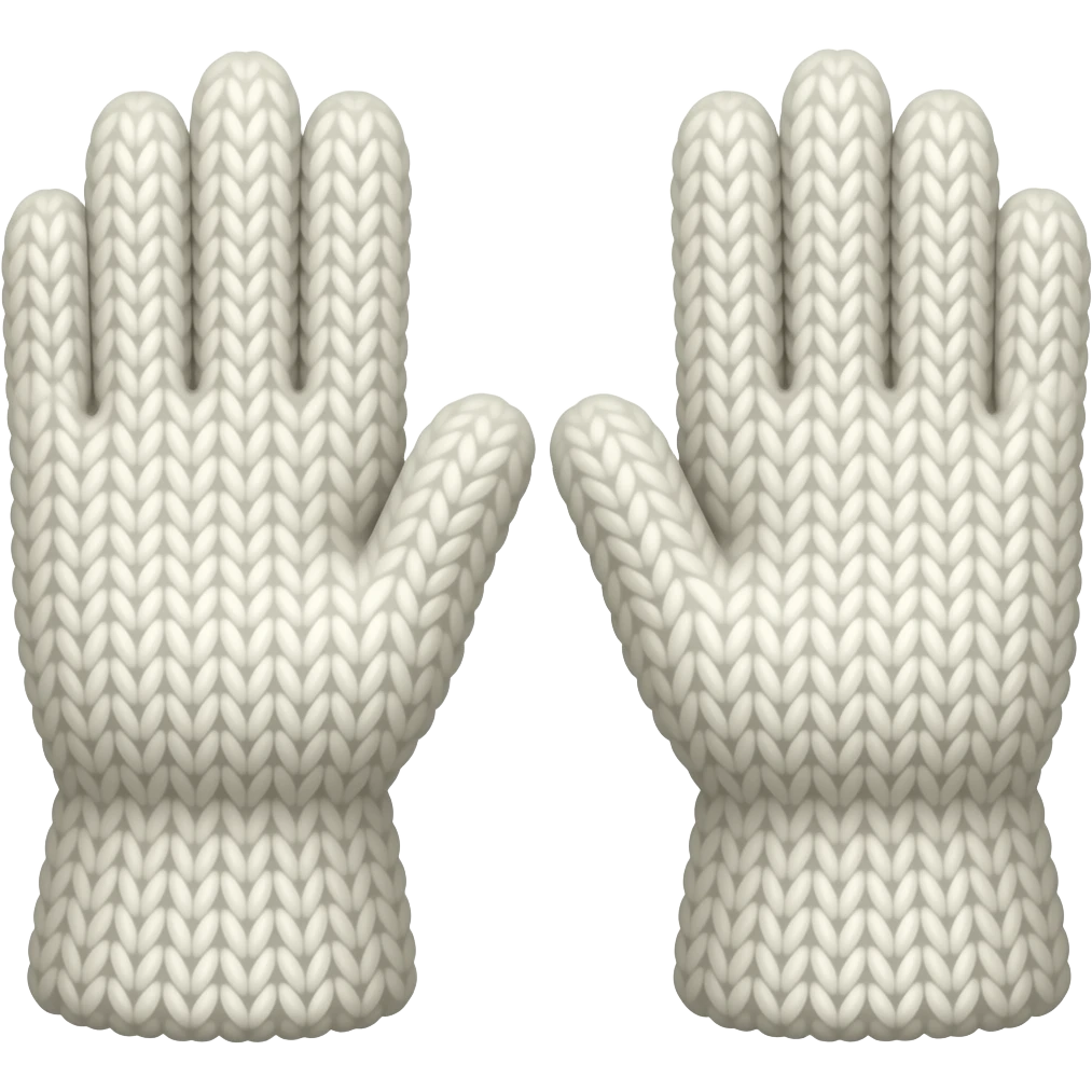 wool gloves emoji