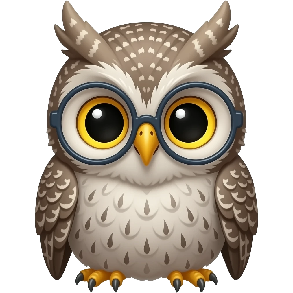 the night owl students emoji