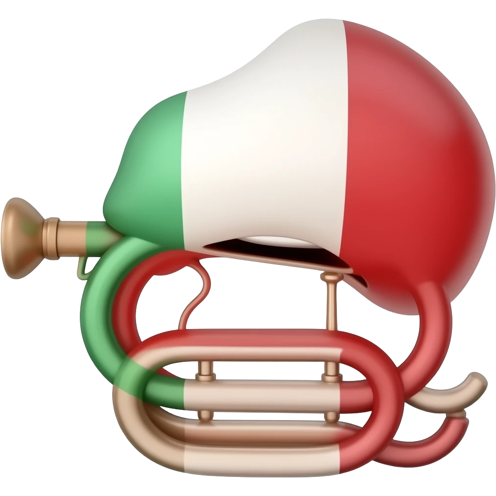 Red Italian horn emoji