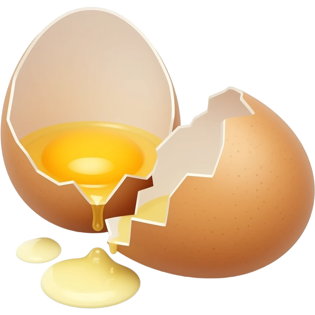 2 egg broken emoji