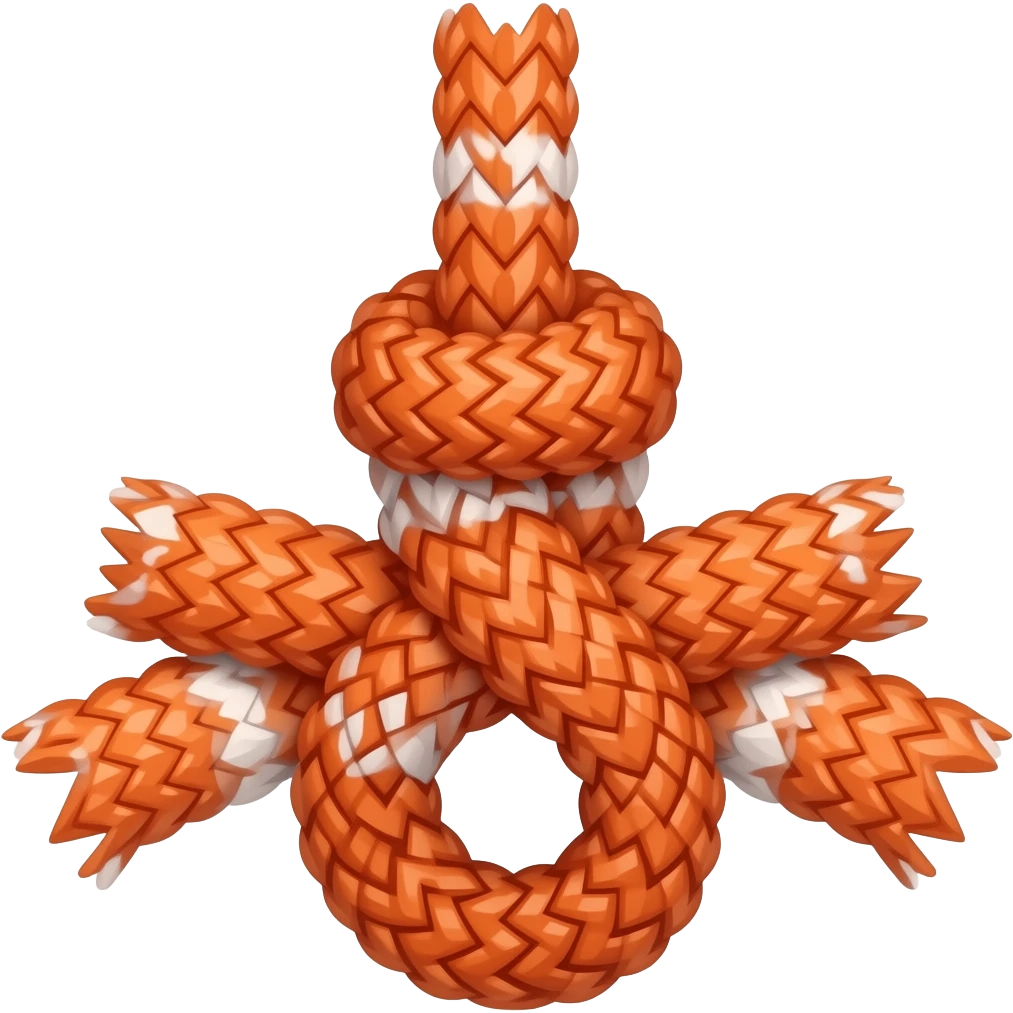 rescue rope, closed and tied emoji