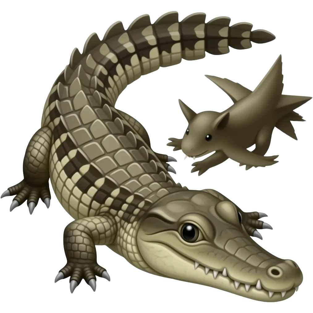 Gharial emoji