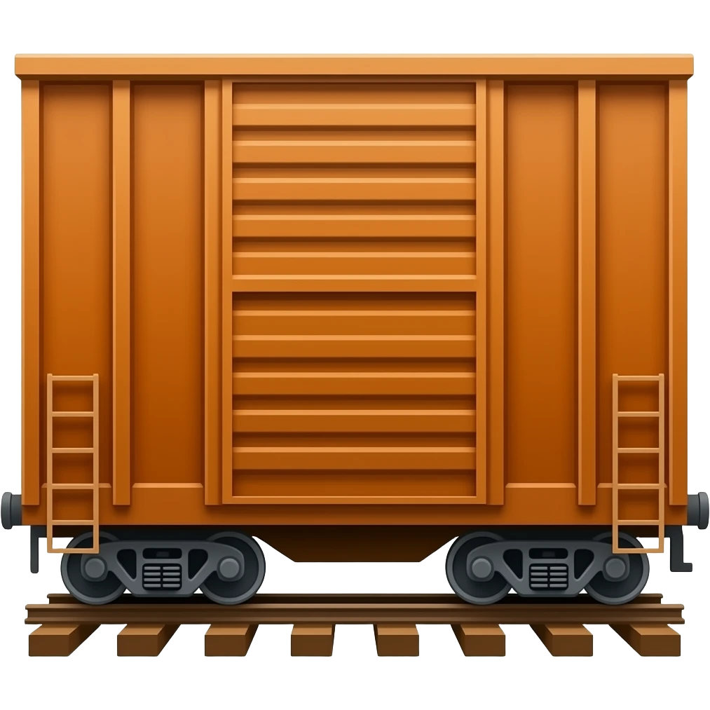 Train cargo emoji