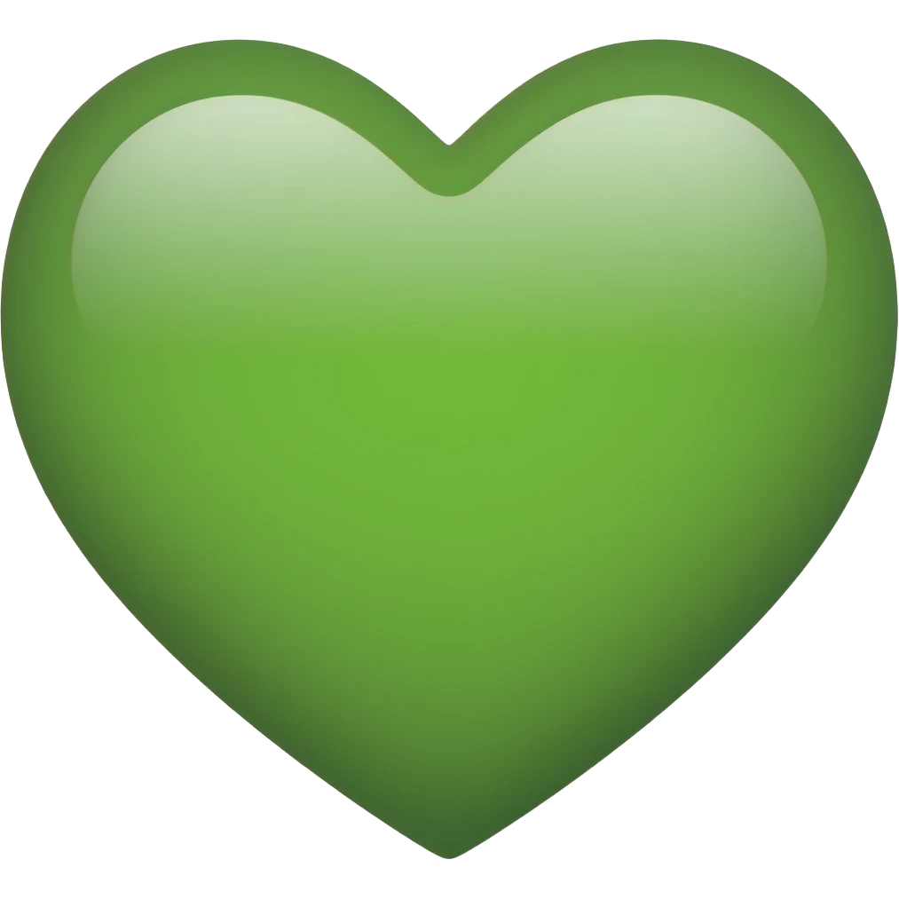 CORAZON VERDE emoji | AI Emoji Generator